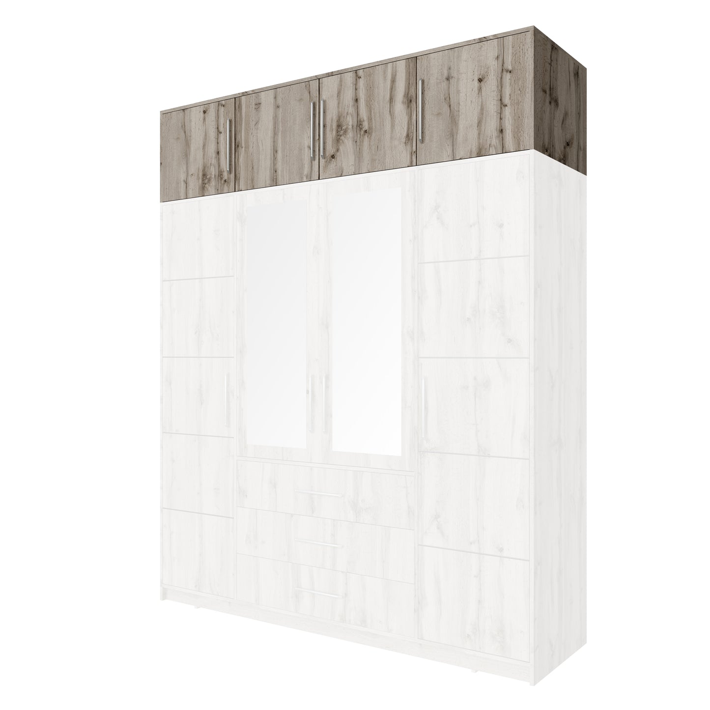 BALI D4 Wardrobe Oak Wellington Extension
