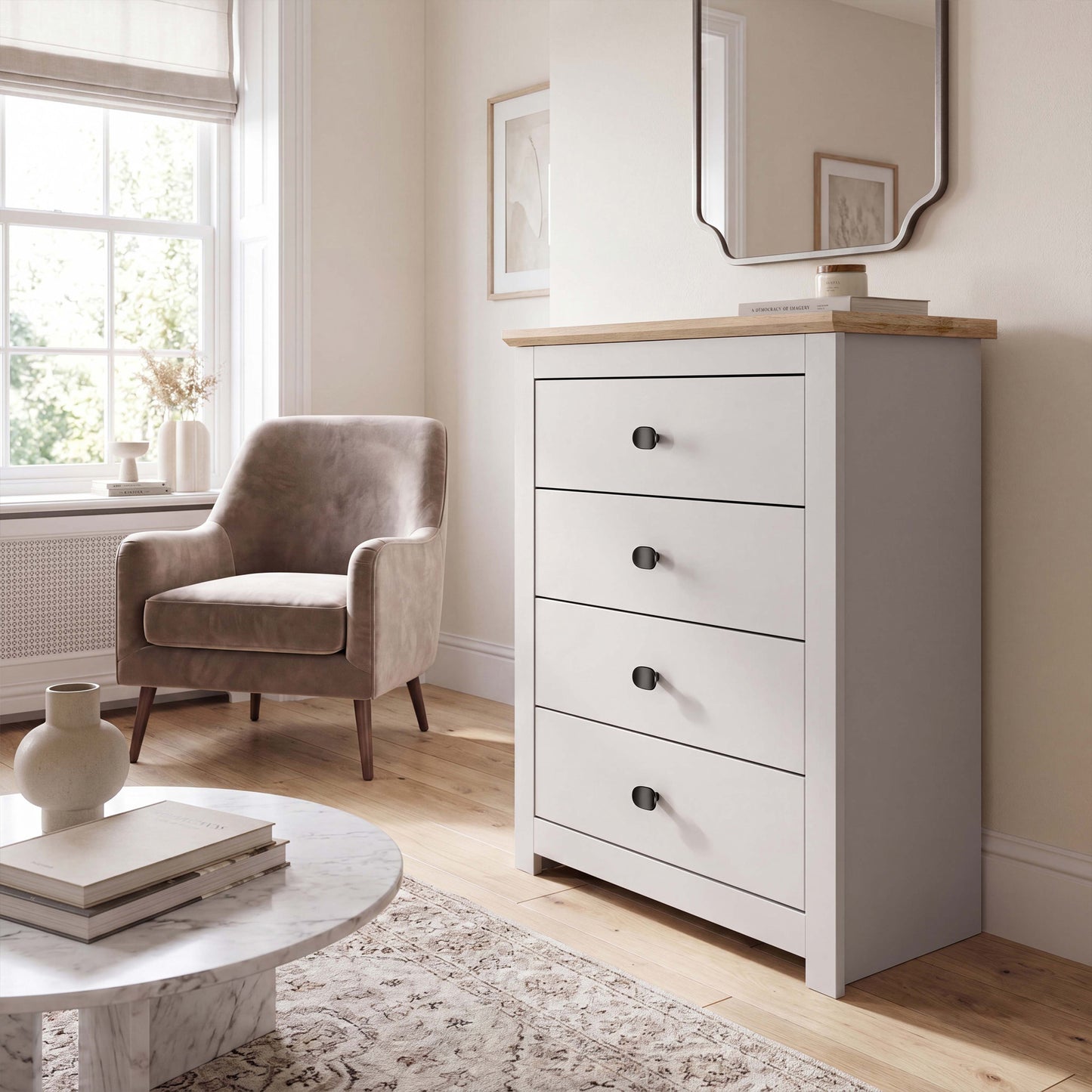 Chest of Drawers Milford DF-CF201CH-4D - Cashmere