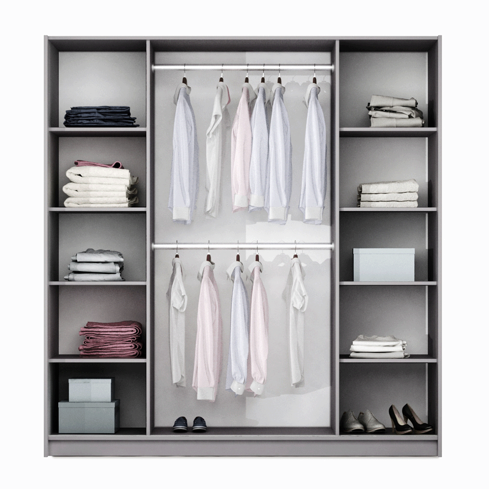 RODOS 225 Wardrobe WHITE