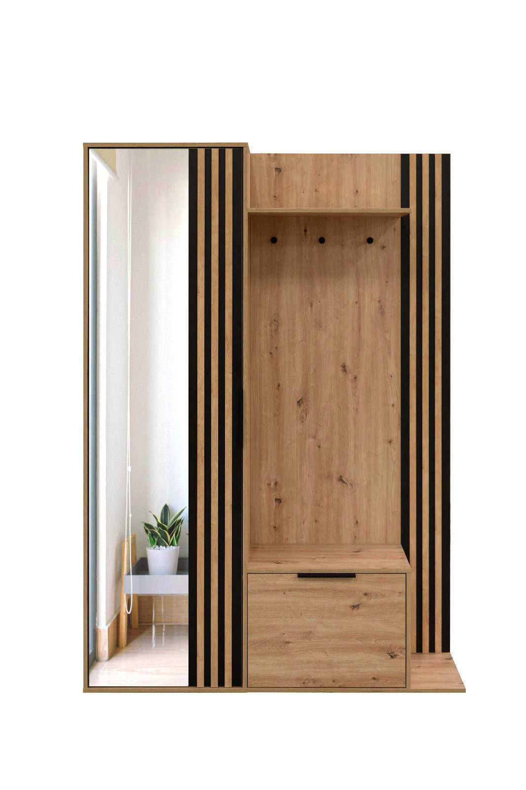 Hallway Unit AMBER Artisan with Lamella