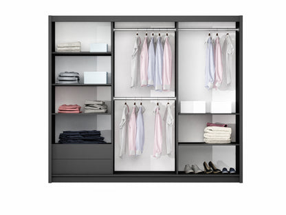 Wardrobe TUNIS 250 Grey