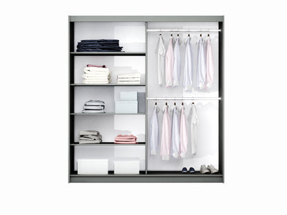 Wardrobe TUNIS 200 Grey