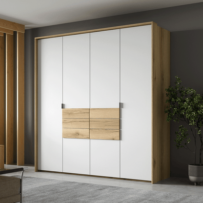 Wardrobe PANAMA 208 Grand Natural Oak / White