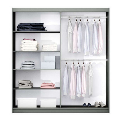 Wardrobe BOSTON 200 Graphite