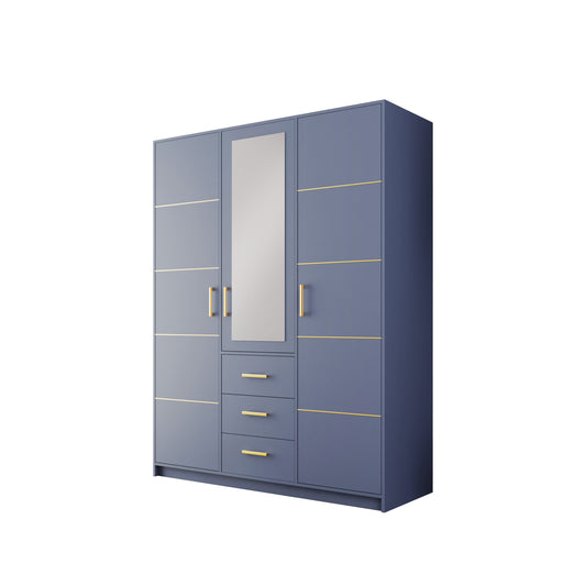 BALI II D3 Wardrobe Dull Blue Mirror