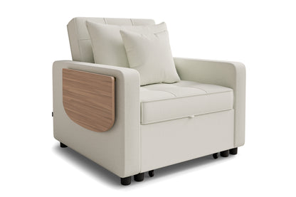 Armchair sofa bed Suzie DF-014ACSB - Cream