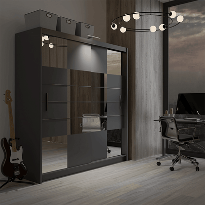 Wardrobe ARUBA 203 Graphite