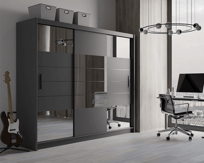 Wardrobe ARUBA 250 Graphite