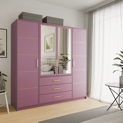 Wardrobe BALI D4-Plum
