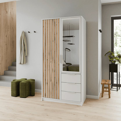 Wardrobe BALI LUX D2 White