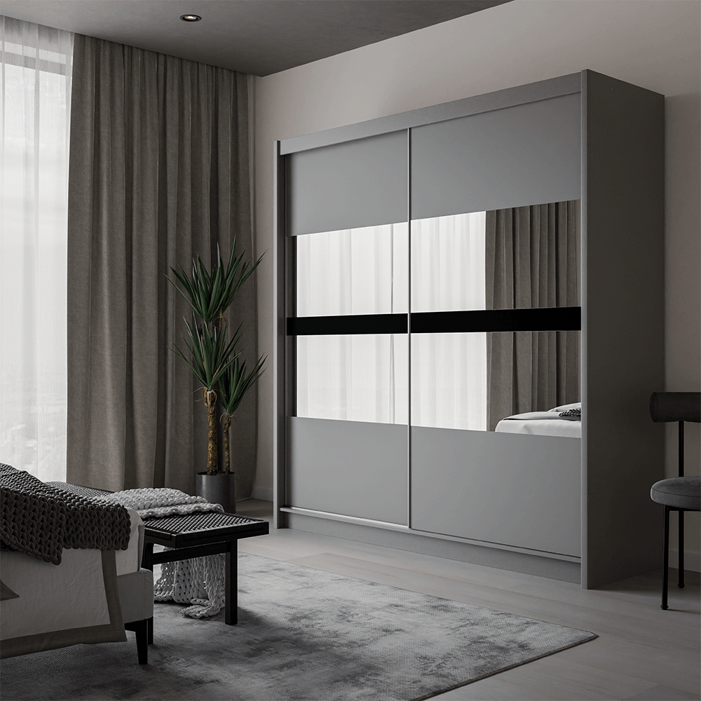 Wardrobe BATUMI 203 Graphite
