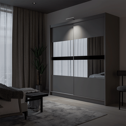 Wardrobe BATUMI 203 Graphite