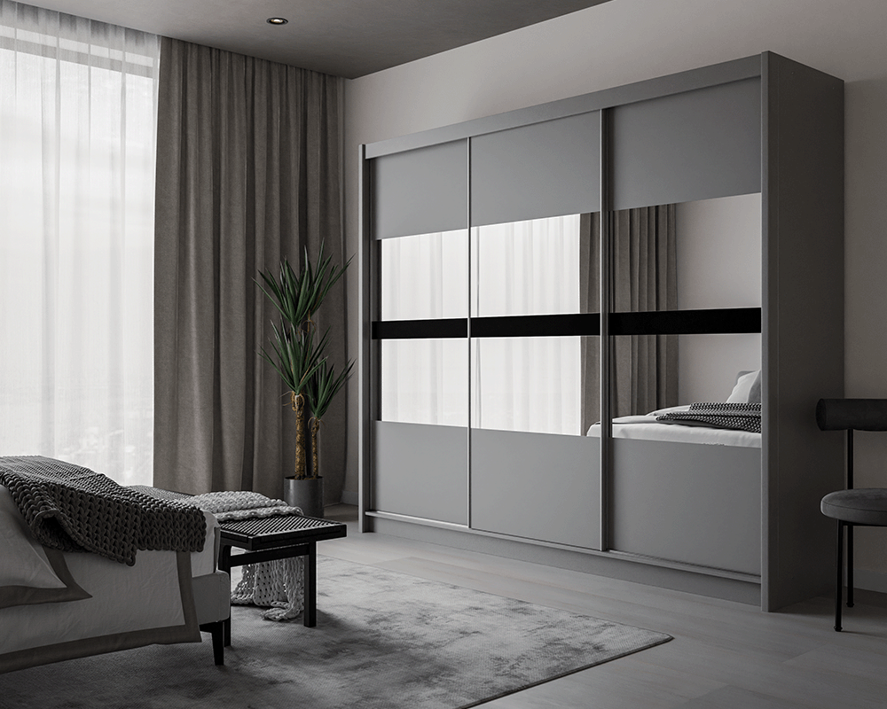 Wardrobe BATUMI 250 Graphite