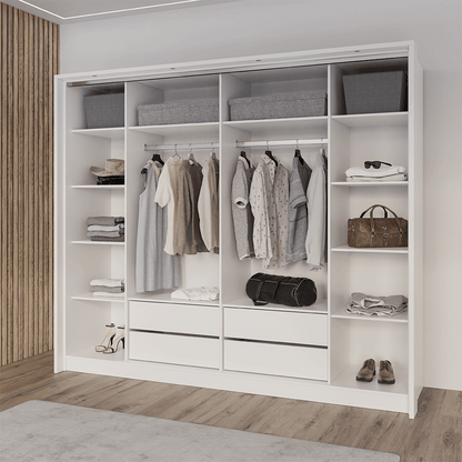 Wardrobe BREMA 256 White