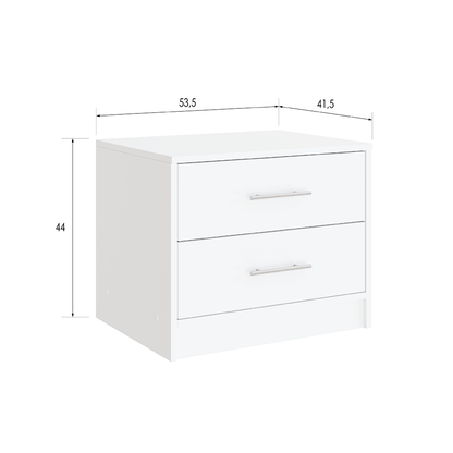 Bedside Table BREMA White