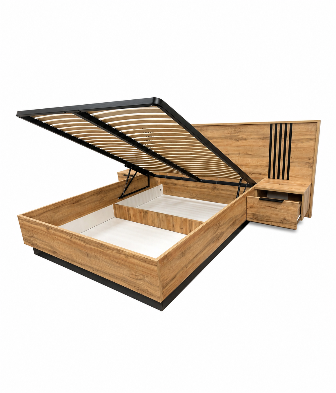 Bed BALI Lux D2 Oak Wotan