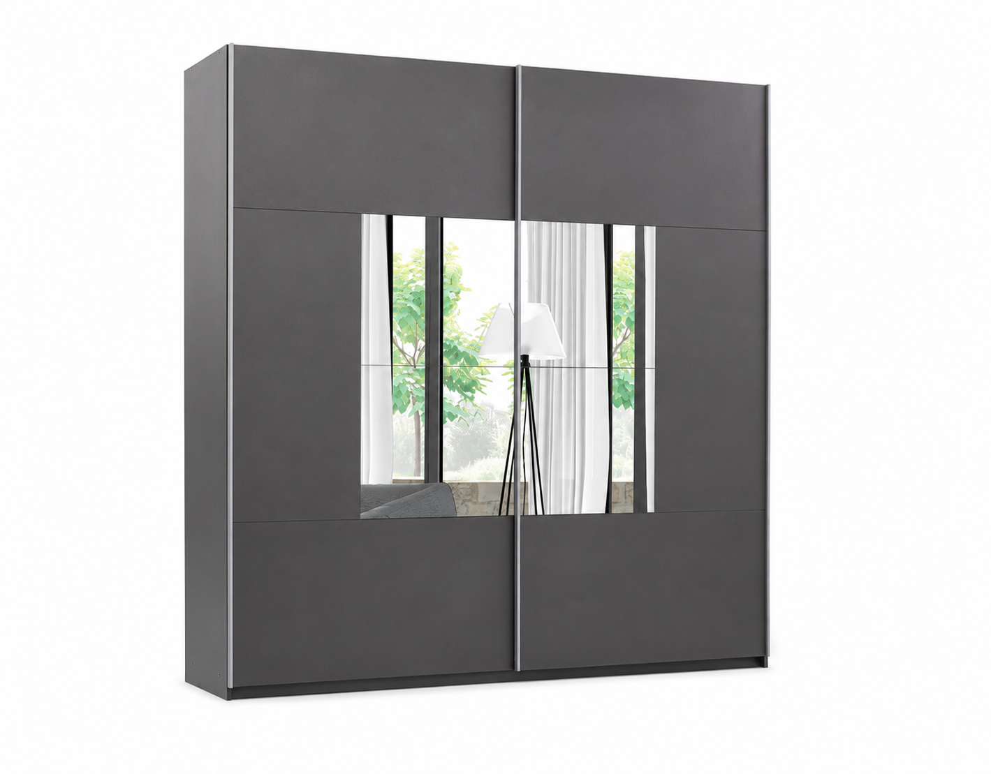Wardrobe BOSTON 200 Graphite