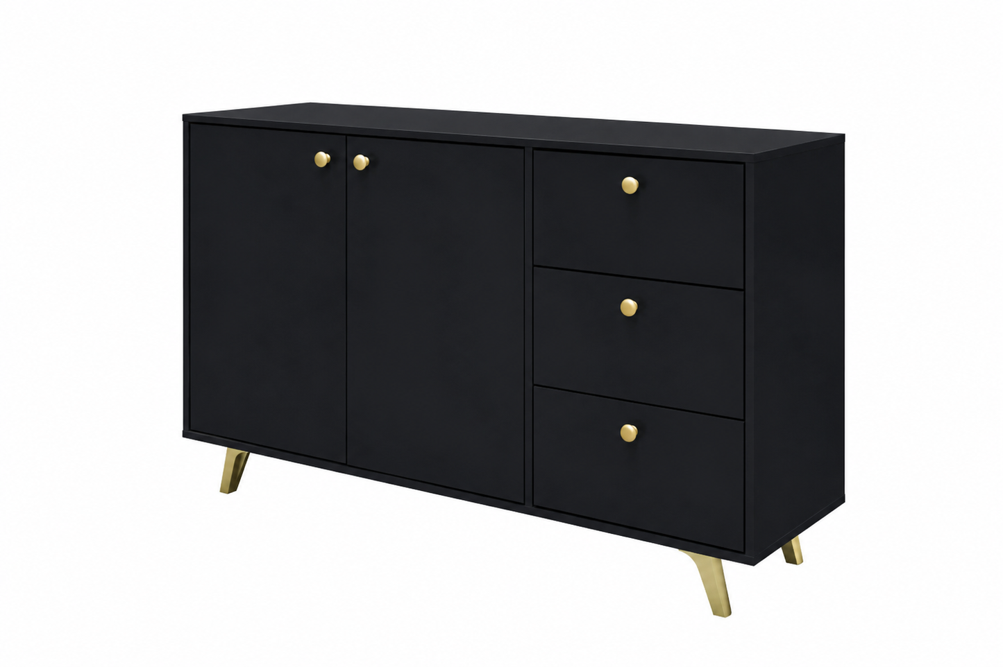 Sideboard SIENA 2D3S Black