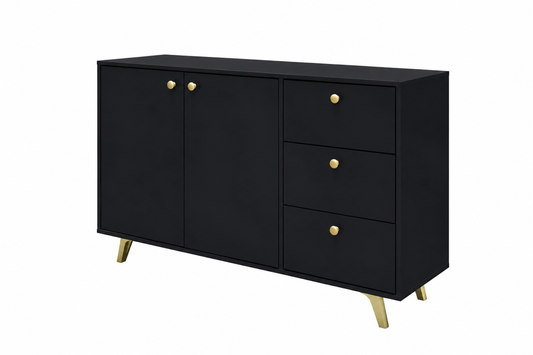 Sideboard SIENA 2D3S Black
