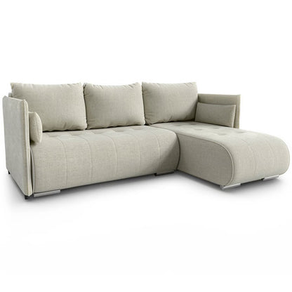 Corner sofa bed Nessa DF-026CSB - Cream (Paros 02)
