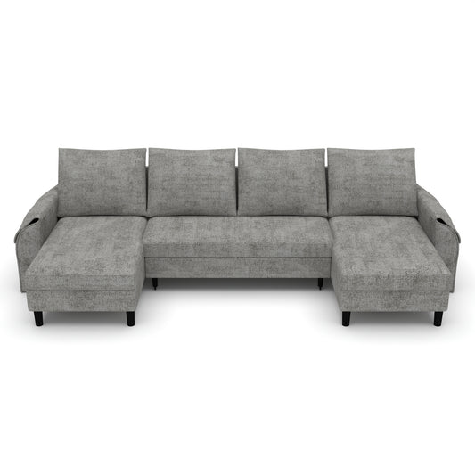 Corner sofa bed Aalija DF-020CSB u-shape - Grey