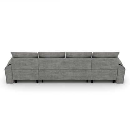 Corner sofa bed Aalija DF-020CSB u-shape - Grey