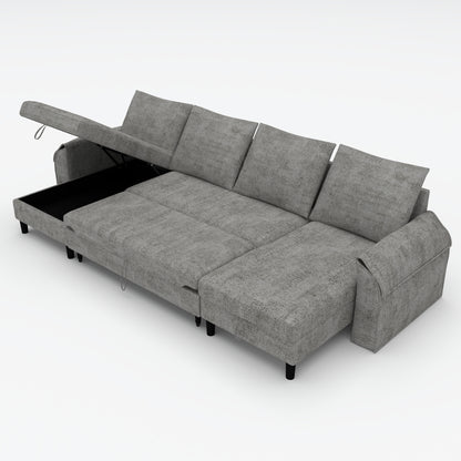Corner sofa bed Aalija DF-020CSB u-shape - Grey