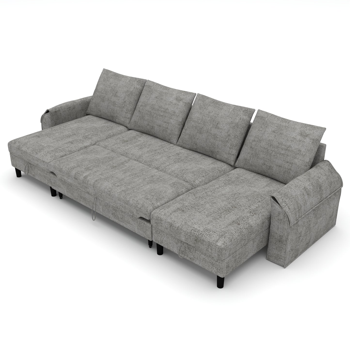 Corner sofa bed Aalija DF-020CSB u-shape - Grey