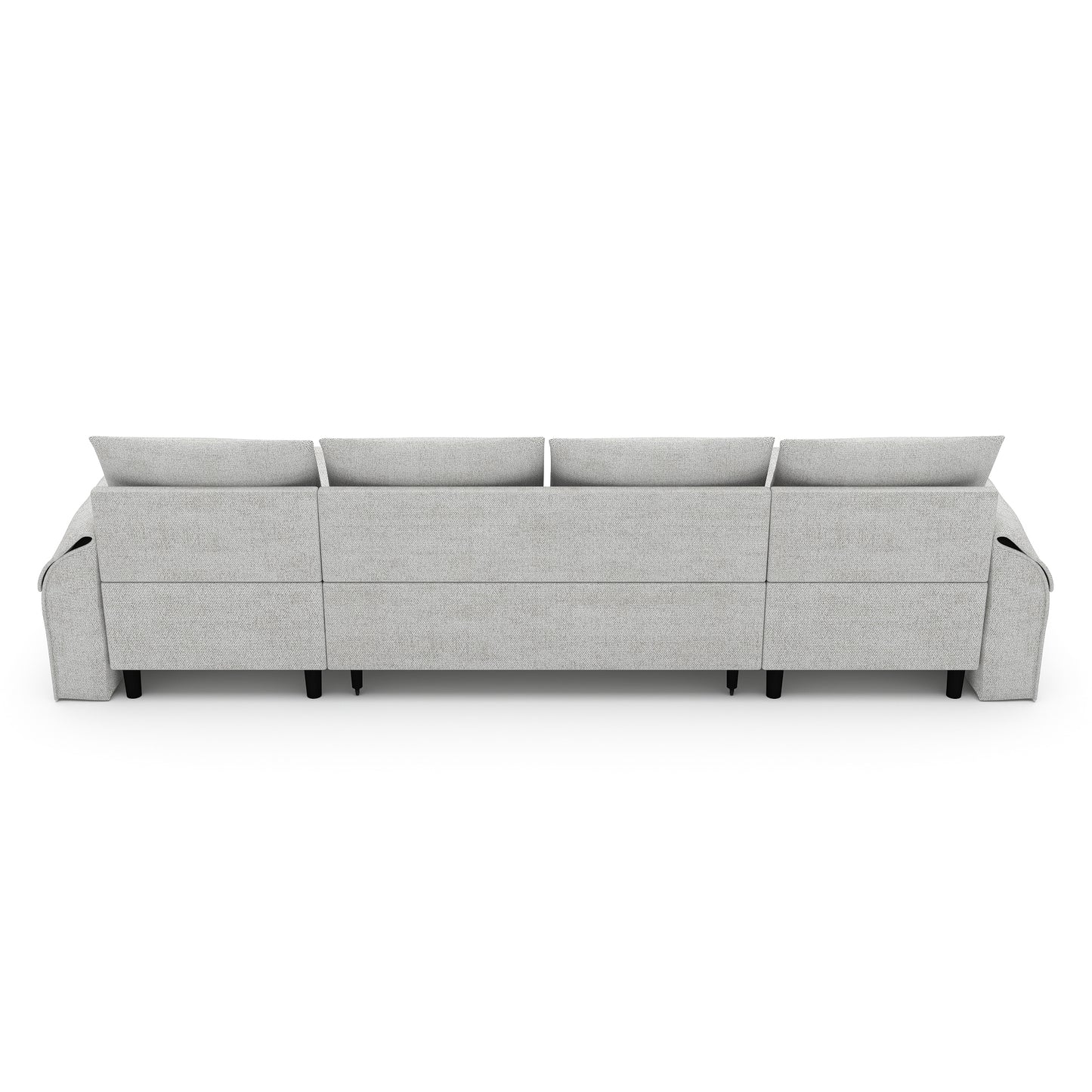Corner sofa bed Aalija DF-020CSB u-shape - Light grey