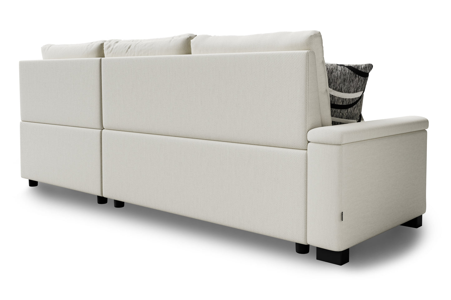 Corner sofa bed Abigail DF-018CSBR right-hand - Cream