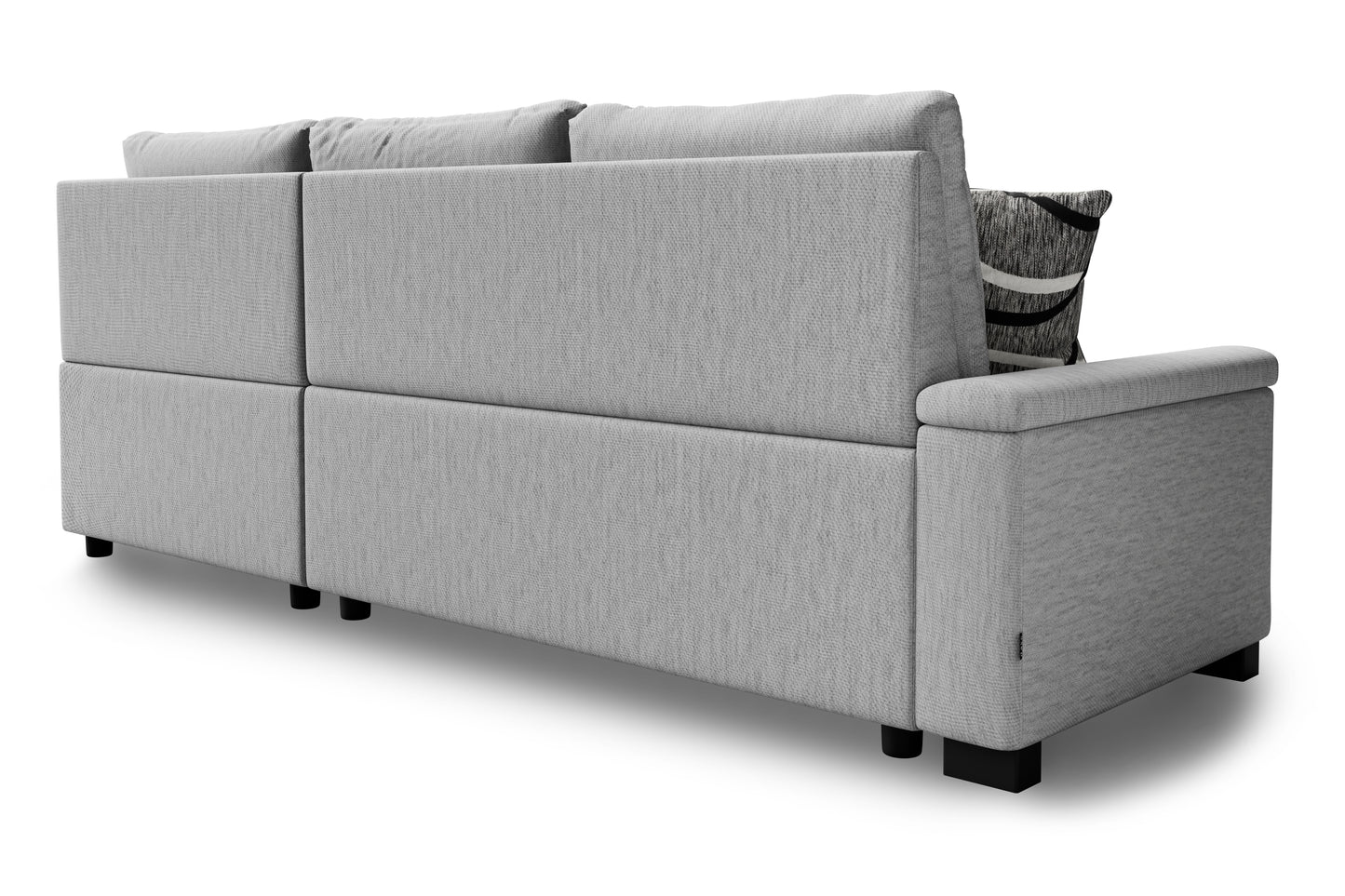 Corner sofa bed Abigail DF-018CSBR right-hand - Grey
