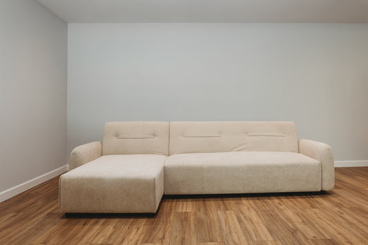 Corner sofa bed Brooke DF-021CSB reversible - Beige