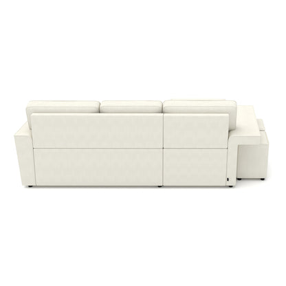 Corner sofa bed Everly DF-019CSB reversible - Cream