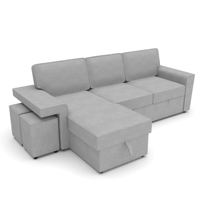 Corner sofa bed Everly DF-019CSB reversible - Grey