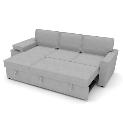 Corner sofa bed Everly DF-019CSB reversible - Grey