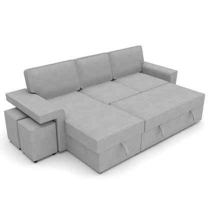 Corner sofa bed Everly DF-019CSB reversible - Grey