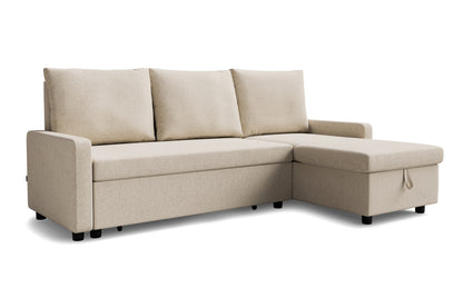 Corner sofa bed Lynda DF-012CSB reversible - Beige