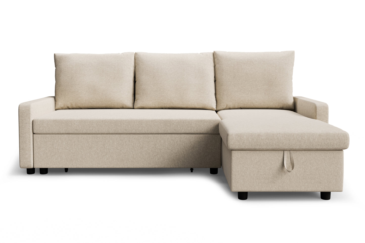 Corner sofa bed Lynda DF-012CSB reversible - Beige