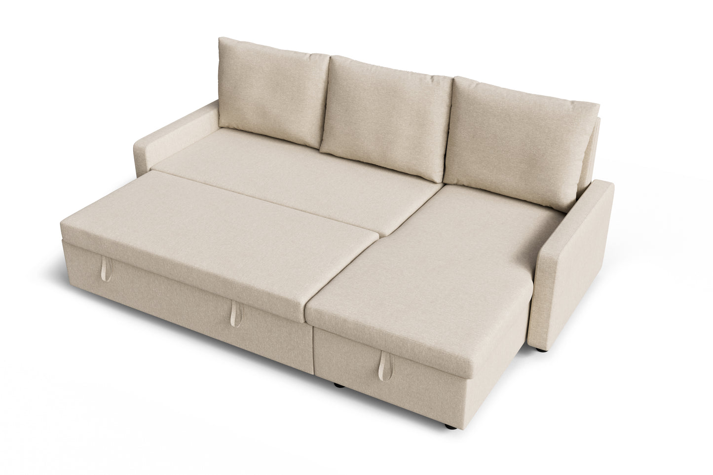 Corner sofa bed Lynda DF-012CSB reversible - Beige