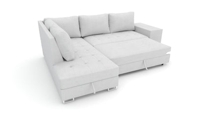 Corner sofa bed Martha DF-023CSBL left-hand - Cream