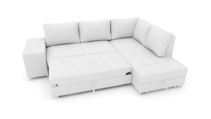 Corner sofa bed Martha DF-023CSBR right-hand - Cream