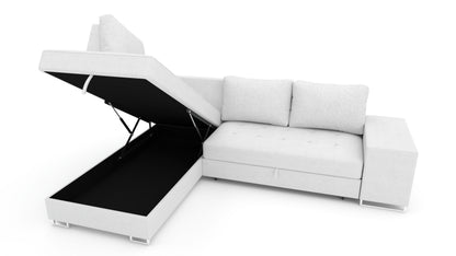 Corner sofa bed Martha DF-023CSBL left-hand - Cream