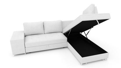 Corner sofa bed Martha DF-023CSBR right-hand - Cream