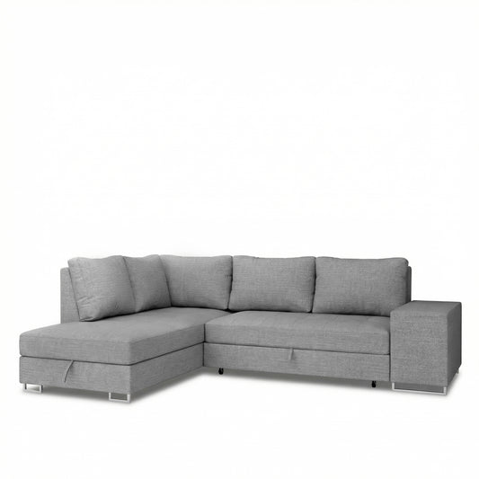 Corner sofa bed Martha DF-023CSBL left-hand - Grey