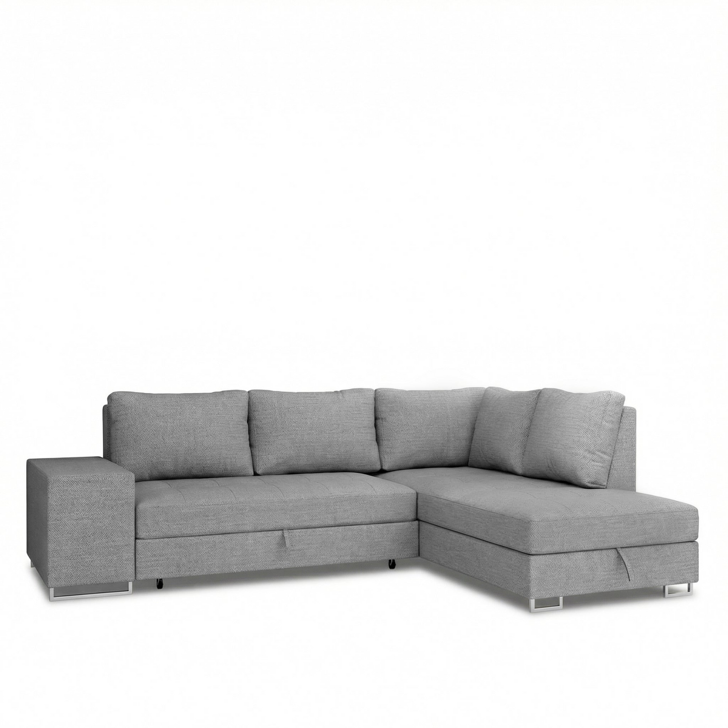 Corner sofa bed Martha DF-023CSBR right-hand - Grey