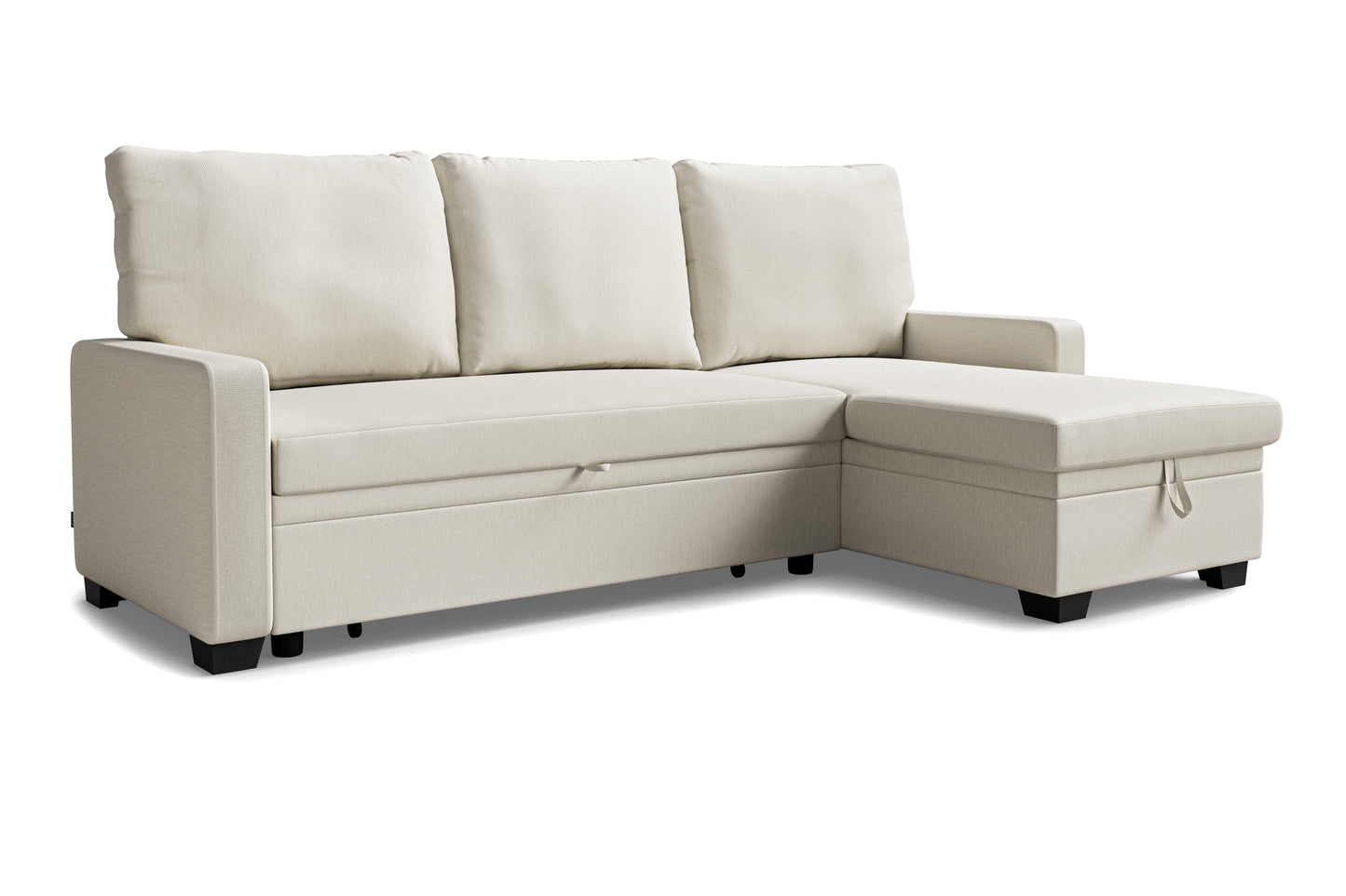 Corner sofa bed Susanne DF-017CSB reversible - Cream