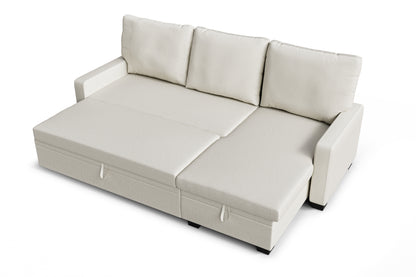Corner sofa bed Susanne DF-017CSB reversible - Cream