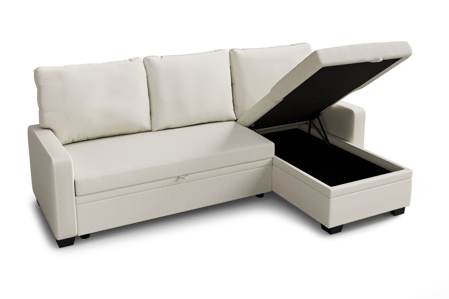 Corner sofa bed Susanne DF-017CSB reversible - Cream