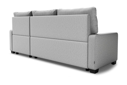 Corner sofa bed Susanne DF-017CSB reversible - Grey