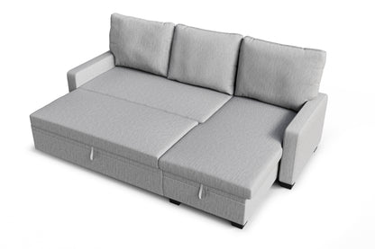 Corner sofa bed Susanne DF-017CSB reversible - Grey
